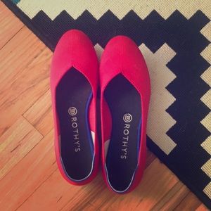 Rothy’s | Cherry Solid Flat | Size 10 US
